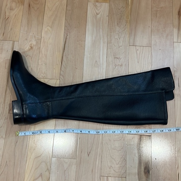 Michael Michael Kors black pebbled leather over the knee knee high boots 5.5 - Picture 14 of 16